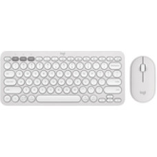 LOGITECH Pebble 2 Bluetooth Keyboard Combo - TONAL WHITE - US INT'L
