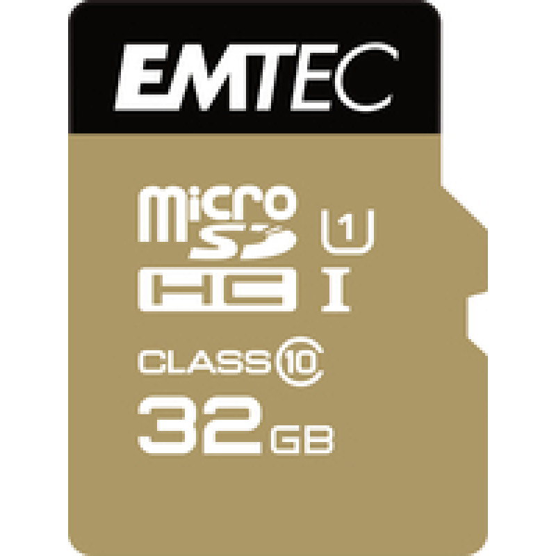 Emtec memory card microSDHC 32GB Class 10 Gold+ (85MB|s  21MB|s)