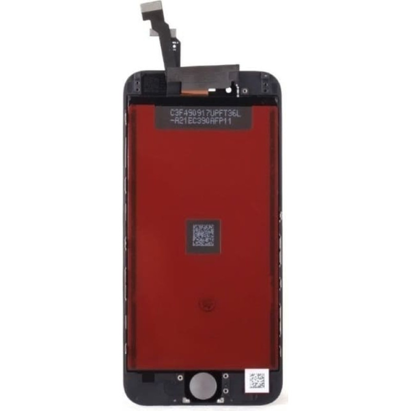 HQ A+ Analogs LCD Skarienjūtīgais Displejs priekš Apple iPhone 6 Pilns modulis Melns