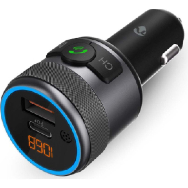 FM modulators Nedis Car FM transmitter BT PD 24w