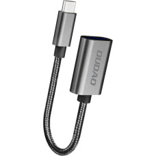Dudao USB-C - USB-A adapteris - pelēks