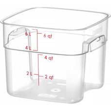 Cambro CamSquares Fresh Pro pārtikas konteiners 5,7 l 229x229x180 mm