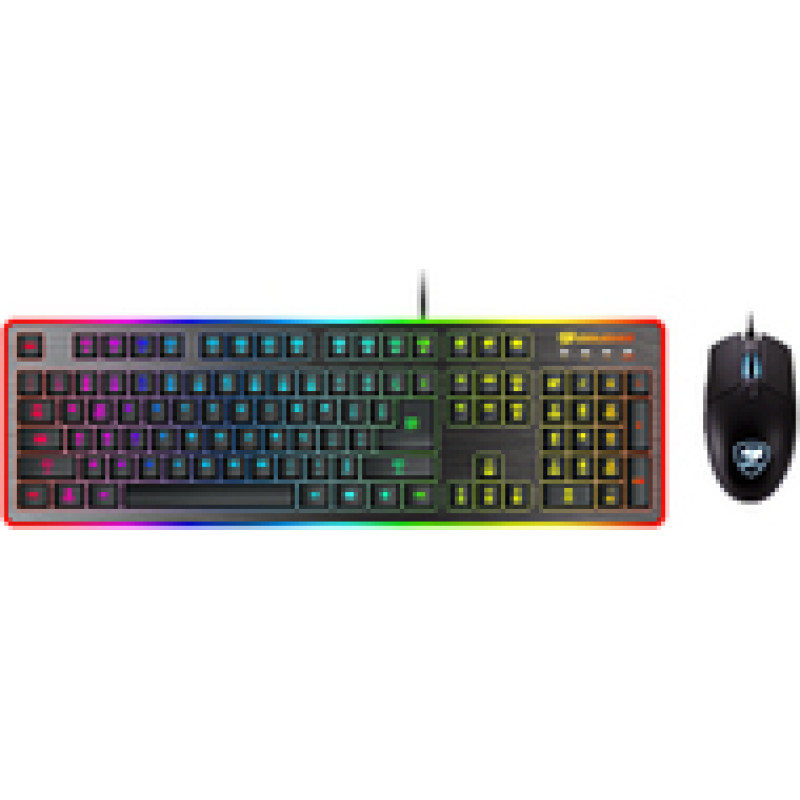 Cougar Gaming Cougar  Deathfire EX  37DF2XNMB.0002  Keyboard + Mouse Bundle Keyboard: Hybrid | 8 color Backlight  Mouse: ADNS-5050 | 2000 dpi