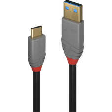 Lindy 1m USB 3.2 Type A to C Cable  10Gbps  5A  PD  Anthra Line 4002888369114