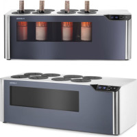 Arktic Divzonu vīna dzesētājs, regulējams 8 pudelēm, LED, 60 W