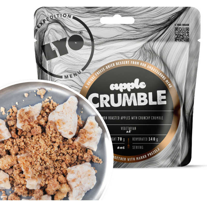 Lyofood - Liofilizēta Ration Lyo Expedition - ābolu drupačas - 140 g