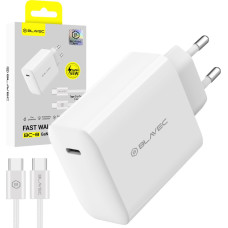 Blavec Wall charger BC-8 GaN4 - Type C - PD QC 65W 3A with Type C to Type C cable (TCBC8G4-CW653A+CC) white