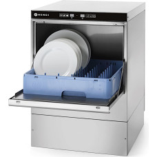 Hendi Profesionālā trauku mazgājamā ma&scaron;īna ar digitālo vadību 50x50 cm groziem, 3600 W