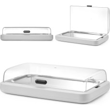 Hendi Vitrīna ar dzesē&scaron;anas ieliktni UNIQ GN 1/1 - balta