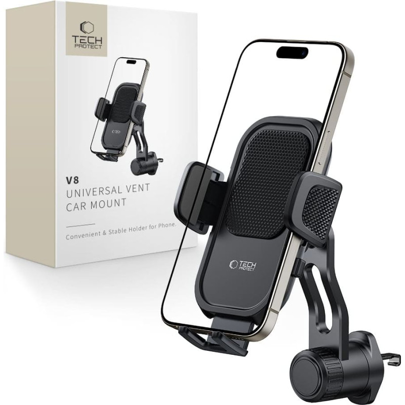 Tech-Protect V8 Car Air Vent Holder - Black