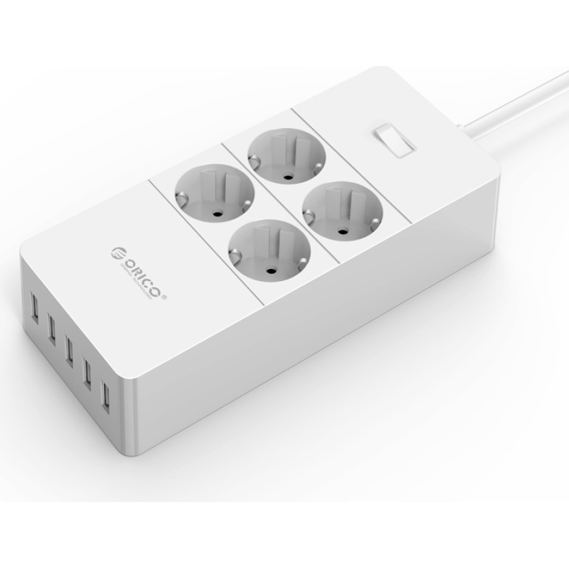 Extradigital Zemējuma pagarinātājs ORICO USB HPC-4A5U-V1-EU-WH