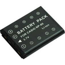 Extradigital Casio, akumulators NP-80, NP-82