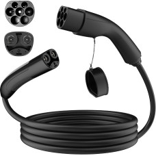 Hismart Elektroauto uzlādes kabelis Tesla - 2. tips, 32A, 7.2kW, 1 fāze, 5m