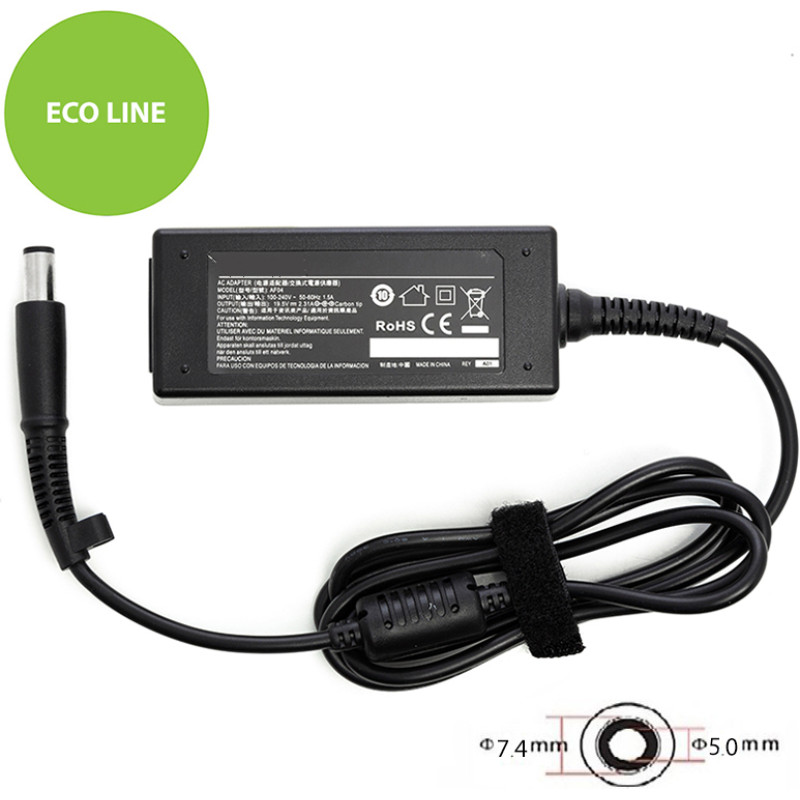 Extradigital Klēpjdatora strāvas adapteris HP 45W: 19,5 V, 2,31 A