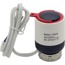 Hismart Termiskais aktuators, NC, 230 V maiņstrāva