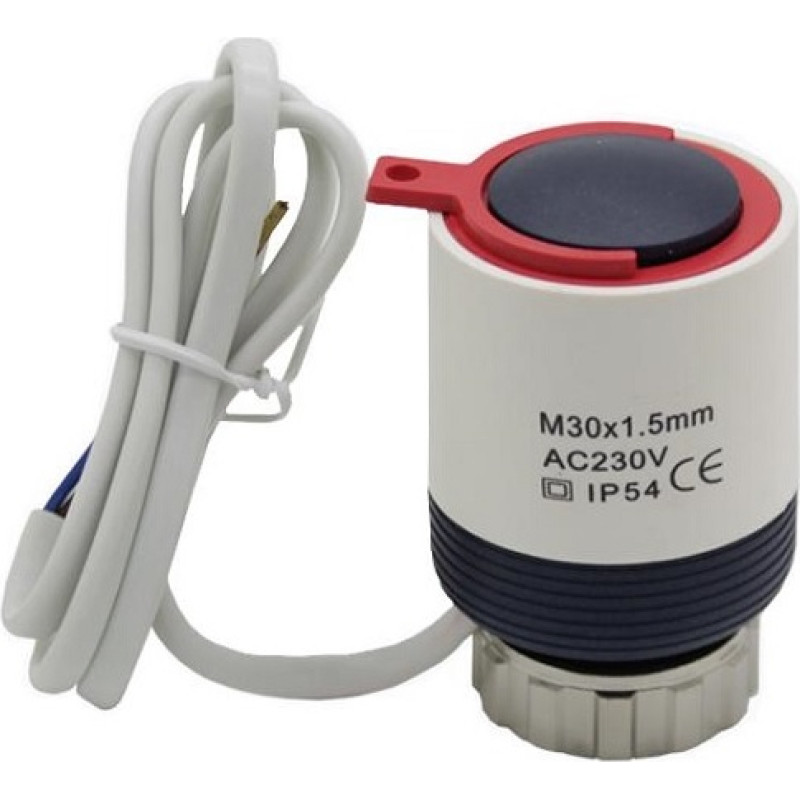 Hismart Termiskais aktuators, NC, 230 V maiņstrāva