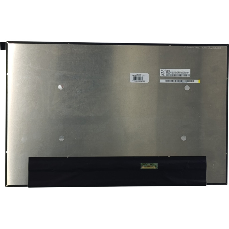 Extradigital LCD ekrāns 16.0", 1920*1200, WLED, SLIM, IPS, 60Hz, matēts, 30 kontaktu (labais), A+