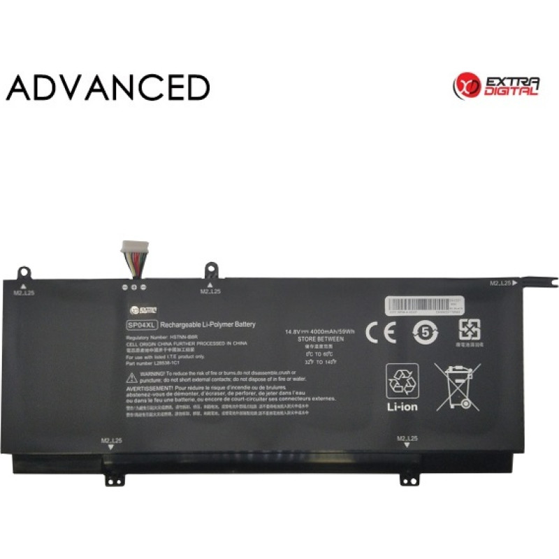 Extradigital Klēpjdatora akumulators HP SP04X, 4000mAh, Extra Digital Advanced
