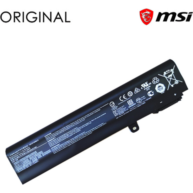 MSI Klēpjdatora akumulators MSI BTY-M6H, 4730mAh, oriģināls