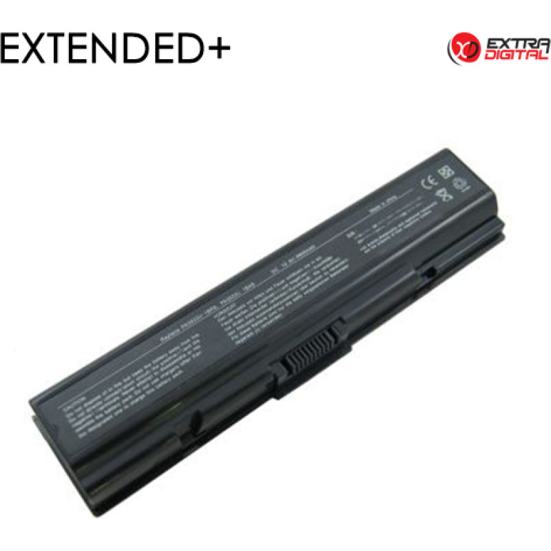 Extradigital Klēpjdatora akumulators, Extra Digital Extended +, TOSHIBA PA3533U-1BRS, 8800mAh