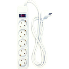 EXD Pagarinātājs 1,8 m, 5 rozetes, ar slēdzi