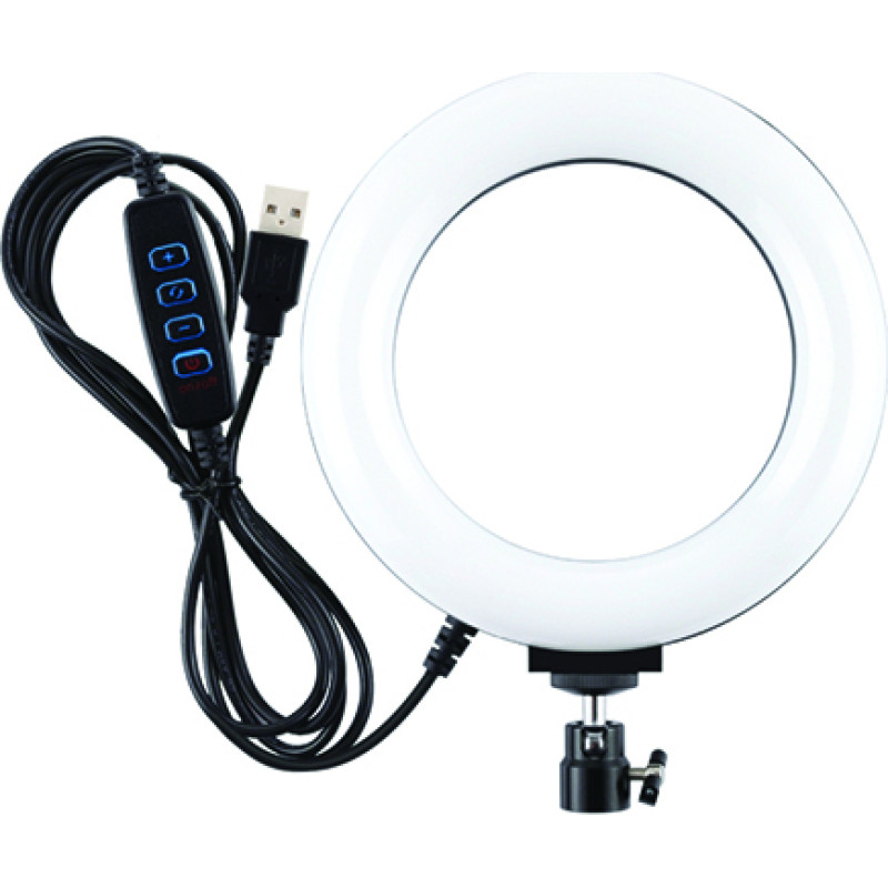 Puluz LED gredzenveida lampa, 16 cm, USB
