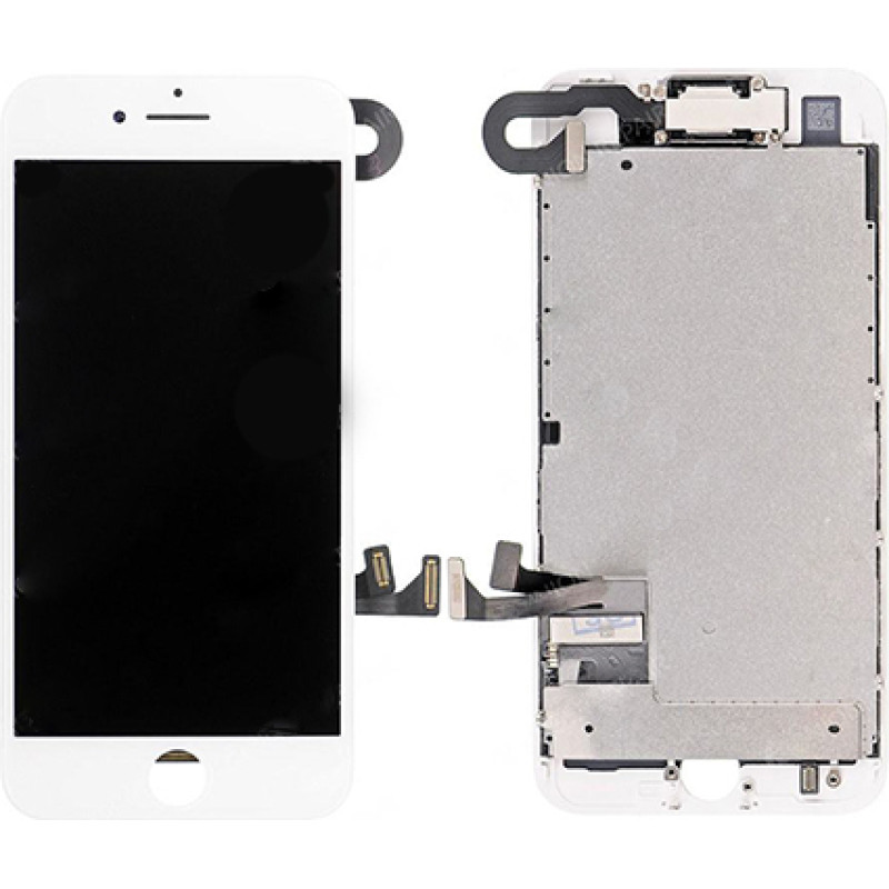 Apple LCD ekrāns iPhone 7 (balts) ORG