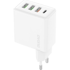 Dudao USB-A USB-C PD QC 20W sienas lādētājs - balts