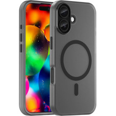 Hurtel iPhone 17 magnētiskais abrazīvais MagSafe vāciņ&scaron; &mdash; matēti melns