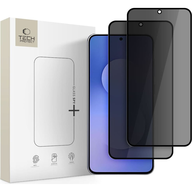 Tech-Protect Samsung Galaxy S25 FE Glass Spy+ privātuma aizsargstikls - 2 gab.