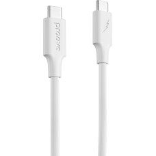 Proove cable Striped Silicone USB-C - USB-C 1m 60W white