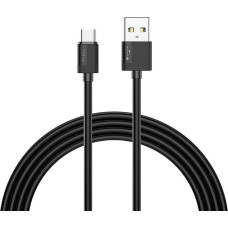 T-Phox CABLE T-PHOX NETS TYPE-C BLACK 3A ; PVC ; 2M