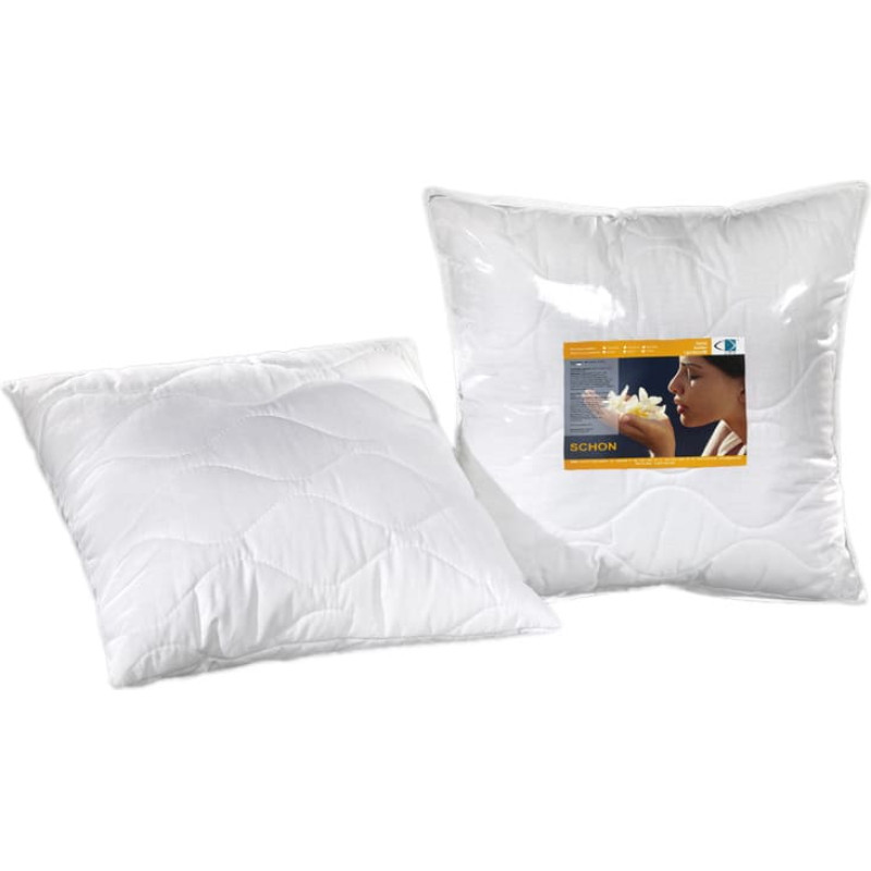 Antialerģisks spilvens 40x40 Microline Schon balts 0,25 kg 100% mikrošķiedra