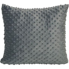 Dekoratīvā spilvendrāna 40x40 Minky tumši pelēka 22