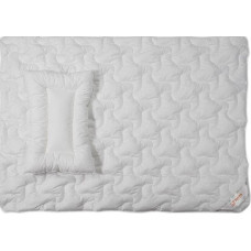 Sega bērniem 90x120 spilvens 40x60 Bambusa balts no bambusa koka šķiedrām