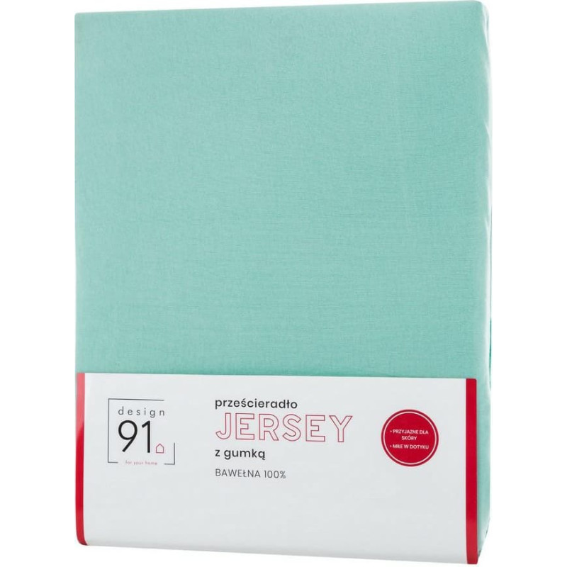 Džersijai pieguļošs palags 240x220 piparmētru augstajam matracim 30 cm 125 g/m2