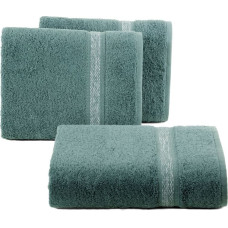 Dvielis 70x140 Altea tumšā piparmētra ar dekoratīvu apmali un melanža frotē sloksni 500 g/m2