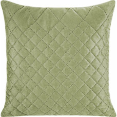 Dekoratīvā spilvendrāna 40x40 Luiz 3 gaiši zaļa velūra ģeometriska