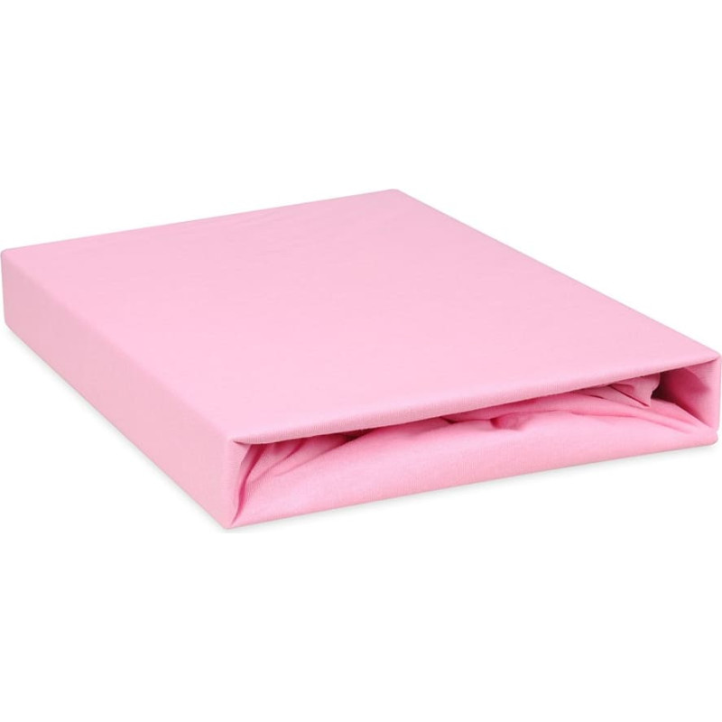 Ūdensizturīgs pieguļošs palags 90x200 10 rozā krekls ar elastīgu pamatni