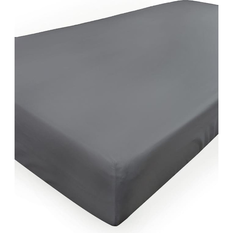 Džersijai pieguļošs palags 90/100x190/200 ar likras grafītu ar gumiju augstajam matracim 30 cm Džersija 2