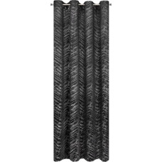 Gatavs aizkars sara 140x250 cm melns