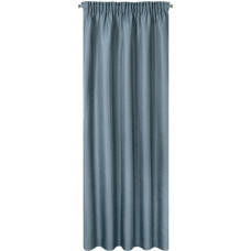 Gatavs stila aizkars uz lentes 140x270 cm zils