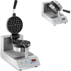 Royal Catering Rotācijas vafeļu cepeškrāsns apaļām vafelēm, dia. 18cm 1300W RCWM-1300-RE