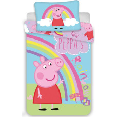 Kokvilnas gultasveļa 100x135 Peppa Pig 7506