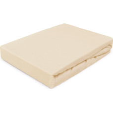 Džersijai pieguļošs palags 180x200 047 gaiši bēšs