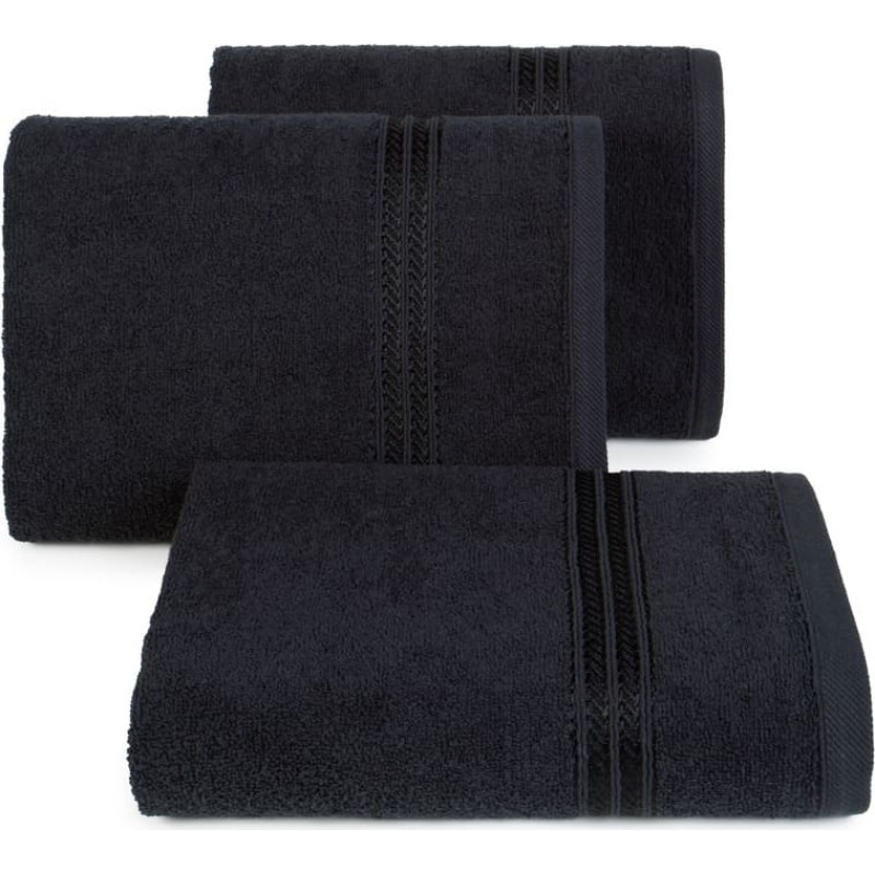 Dvielis Lori 30x50 melns 450g/m2