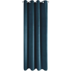 Aizkars 140x250 tumši zils samts gatavs ar starplikām Pierre Cardin 1