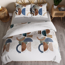 FABIOLA Kokvilnas satīna gultas veļas komplekts 220x200cm 100036/SAT/000/220200/1