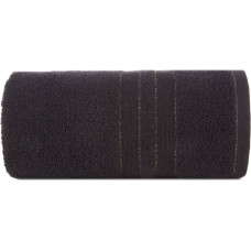 Gala dvielis 30x50 melns, dekorēts ar spīdīgu diegu 500g/m2