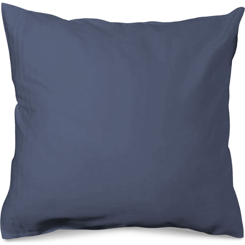 Satīna spilvendrāna 70x80 Zelts, tumši zils 47, vienkrāsains